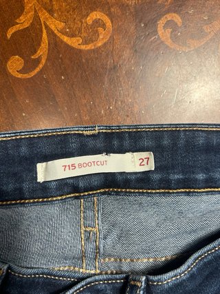 Levi's 715 Bootcut W27 Taglia 41