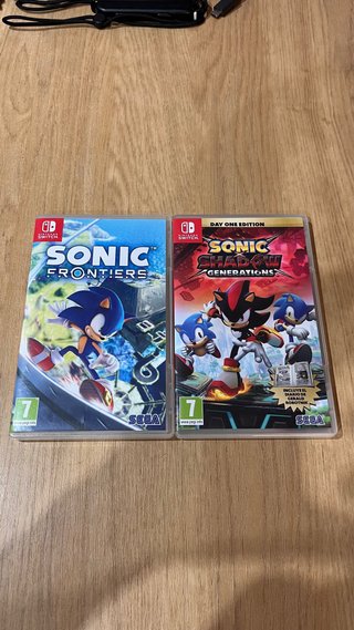 Nintendo Switch V2 + Sonic Frontiers y Generations