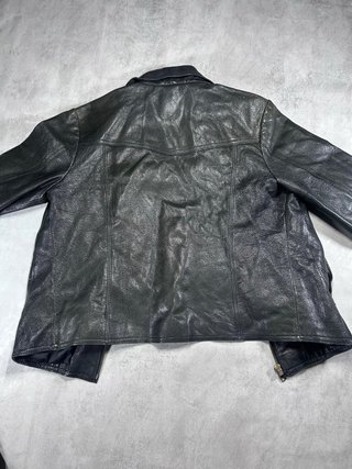 Chaqueta de cuero GAP negra Talla S