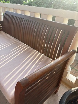 Conjunto Muebles Jardín Madera.