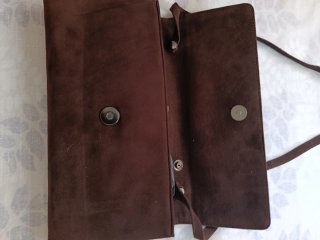 Bolso de mano y hombro marrón