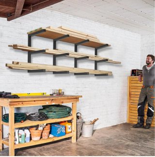 Estantería Madera 3 Niveles AKOZLIN