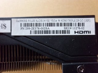 Sapphire Pulse Vega 56 Tarjeta Gráfica