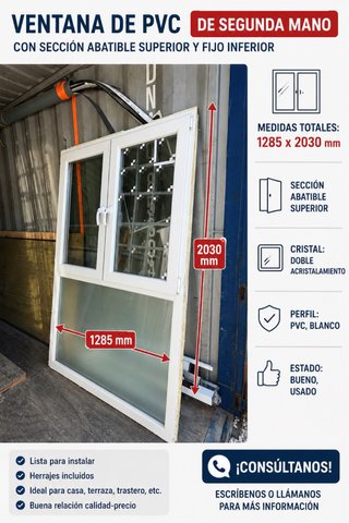 Ventana PVC Veka Segunda Mano