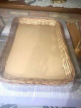Bandeja Mimbre grande.  70x40cm