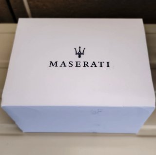 Caja para reloj Maserati azul