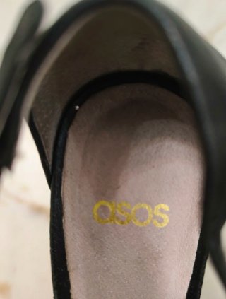 Sandalias ASOS tacón plataforma madera