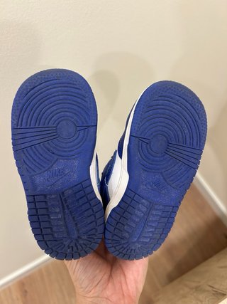 Tenis Nike Niños Azul y Blanco Talla 22