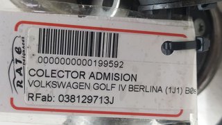 COLECTOR ADMISION VOLKSWAGEN GOLF IV BERLINA (1J1) Básico