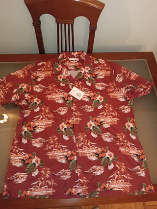 Camisa Hawaiana Hombre Talla XXL Estampada