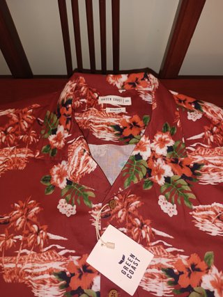 Camisa Hawaiana Hombre Talla XXL Estampada