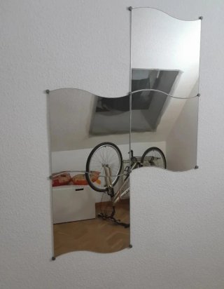Conjunto 4 espejos IKEA Krabb