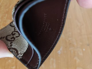 Portacarte Gucci Beige/Marrone senza scatola