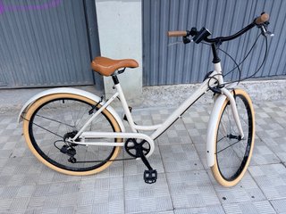 Bicicleta Paseo Vintage Color Crema