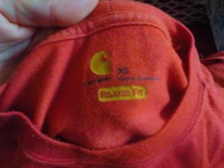 Camiseta Carhartt Workwear Naranja Talla XS