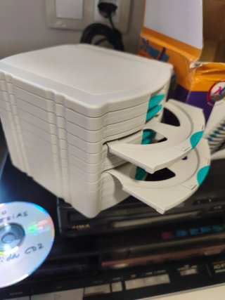 Archivador CD/DVD Tinlex Expandible y Apilable