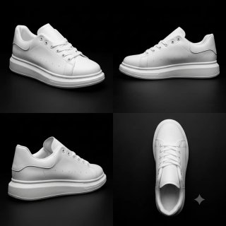 Sneakers uomo  bianche 40 41 42 43 44 45
