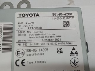 SISTEMA AUDIO / RADIO CD TOYOTA RAV4 HYBRID 4X4 BLACK EDITION
