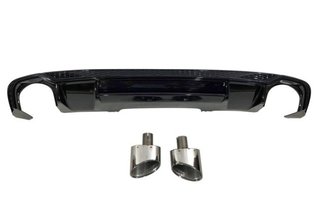 Difusor Trasero Audi A4 4P / Avant 2016+ Sline
