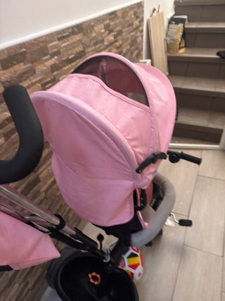Triciclo para bebé rosa