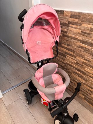 Triciclo para bebé rosa
