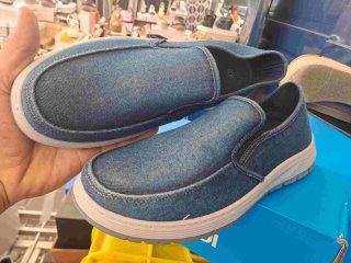 Scarpe uomo jeans blu mocassino espadrillas 40-45