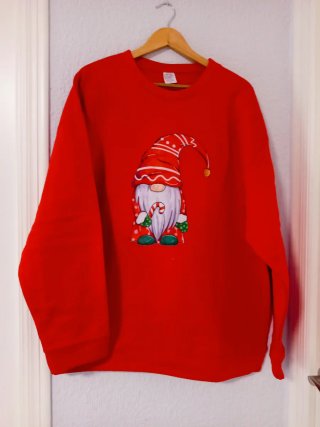 Sudadera T.XL Gnomo navideño NUEVA. OFERTAAAAAAA