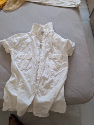 Blusa top blanco S/36/8