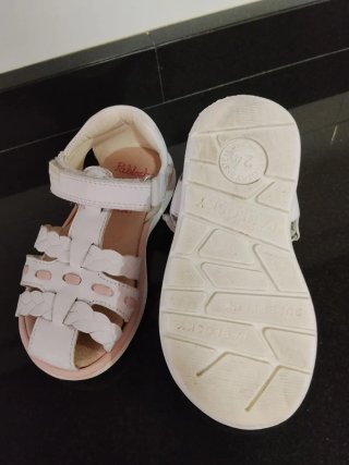 Sandalias Pablosky Talla 24 Blancas