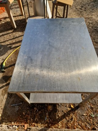 Mesa de trabajo ,hosteleria acero inoxidable cocin