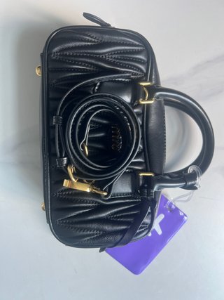 Borsa Miu Miu Matelassé Nero Mini