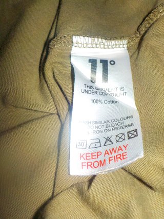 Camiseta 11 Degrees Caqui T-XL