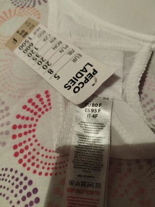 Sujetador blanco 95F