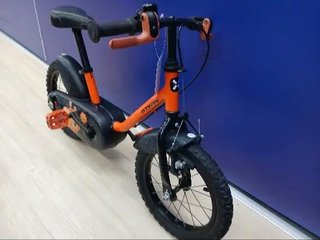 Bicicleta niños 14 pulgadas Btwin 500 Robot naranja  3-4,5