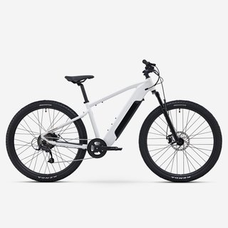 Bicicleta Eléctrica MTB 29" E-Expl 100 Blanco suspensión