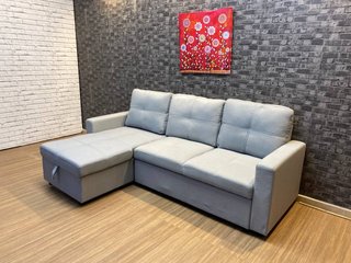 Sofá de 3 plazas 215cm moderno – Reversible y con almacenamiento