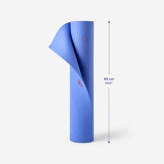 Esterilla Yoga Niños Azul 5 mm Grosor + Correas