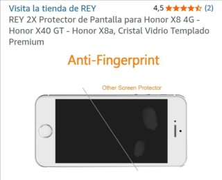 2 Protectores Pantalla REX Tempered Glass Móvil