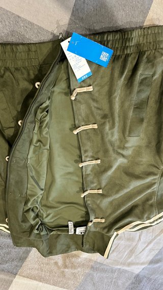 Giacca Adidas verde stile cinese