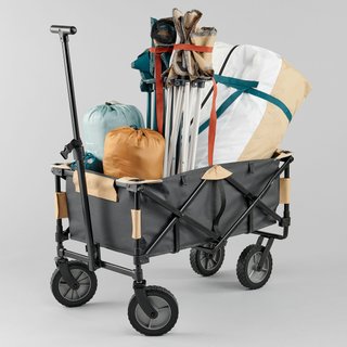 Carro plegable de camping para transporte máx. 50 kg Quechua