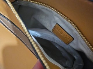 Bolso Loewe Piel Puzzle Marrón y Amarillo