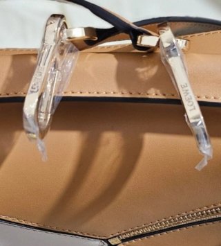 Bolso Loewe Piel Puzzle Marrón y Amarillo
