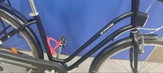 Bicicleta Paseo Elops 500 cuadro bajo 28"