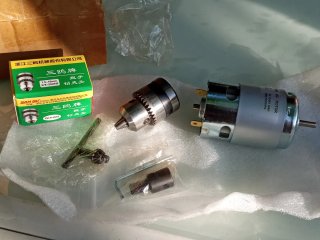 Kit Mini Trapano Fai da Te Motore RS895 NUOVO