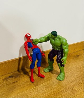 Figuras Marvel: Iron Man, Hulk, Spiderman