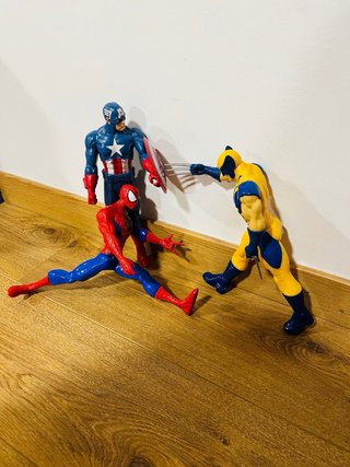 Figuras Marvel: Iron Man, Hulk, Spiderman