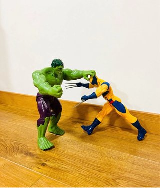 Figuras Marvel: Iron Man, Hulk, Spiderman