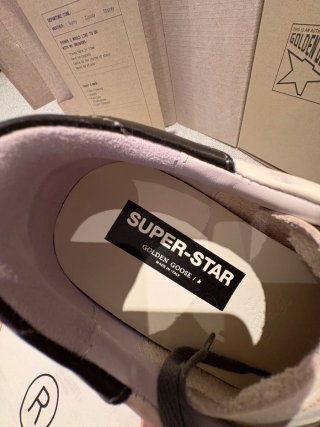 Golden Goose Superstar Blancas con Estrella Roja