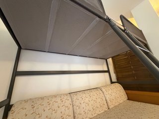 Cama alta 90x200 cm + colchón 120