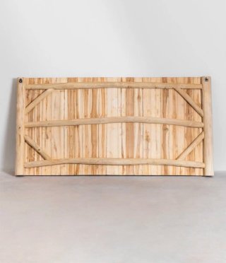 Cabecero para cama de 150cm en madera de teca